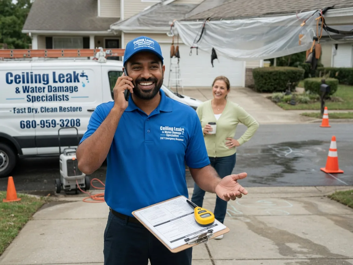 Ceiling Leak Cleanup Ferney, SD FAQs